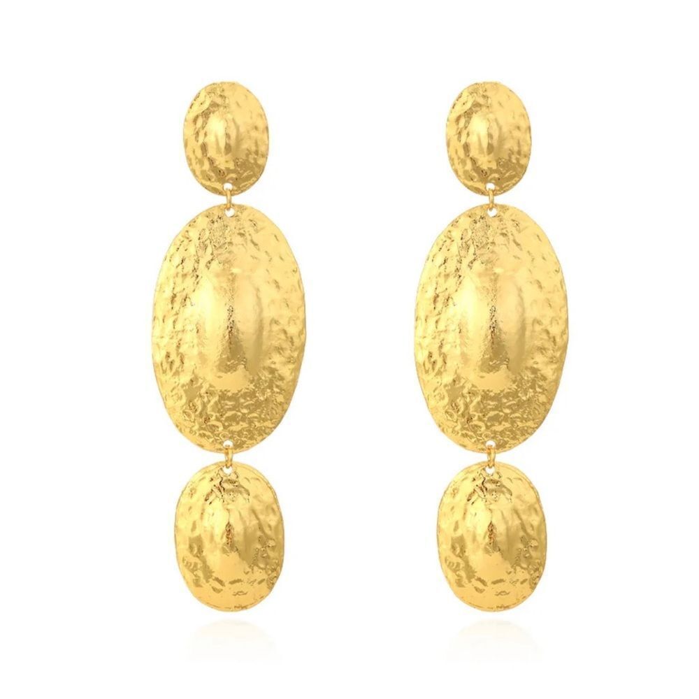 Geo dangle earrings M112